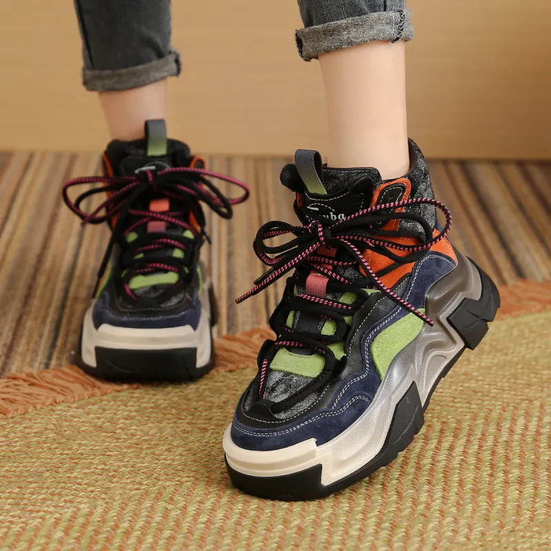 SOBB Cushioning Anti-Slip And Wear-Resistant High-Top Casual Shoes Women's-7