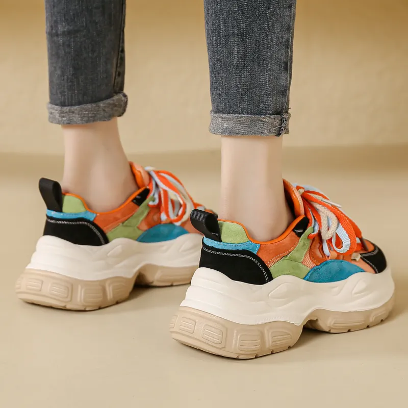 SOBB Low Top Chunky Sneakers Women's-3