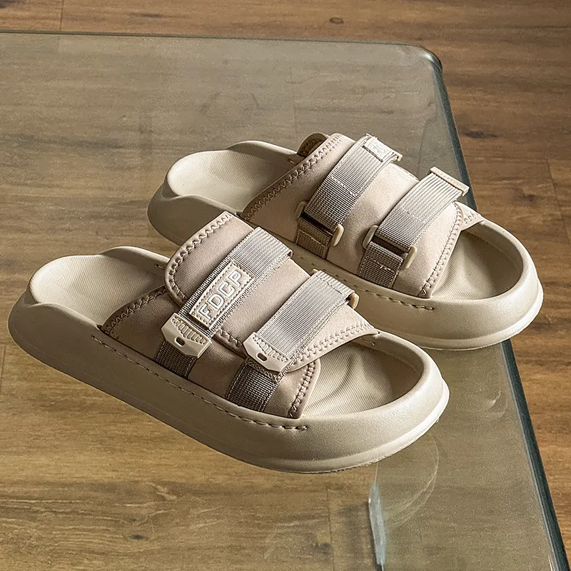 SOBB Rubber Foam Outsole Slip Resistant Abrasion Resistant Cushioning Slide Slippers Men's-11