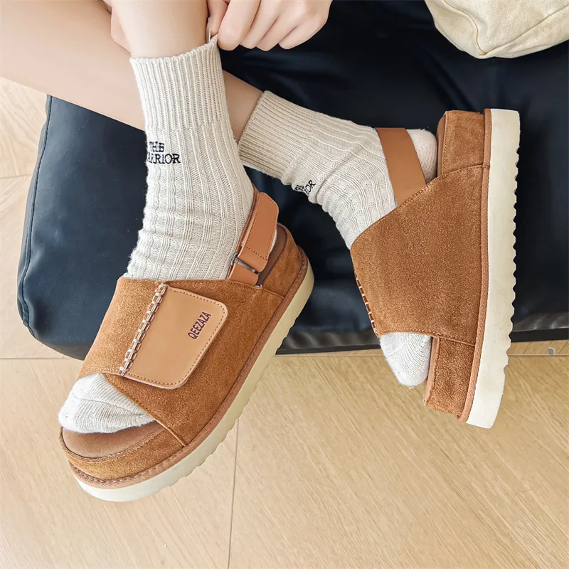 SOBB Beach Sandals Unisex Black/Chestnut/Sand-6