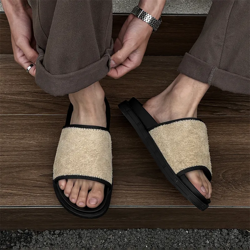 SOBB Slip Resistant Abrasion Resistant Cushioning Slide Slippers Men's-2