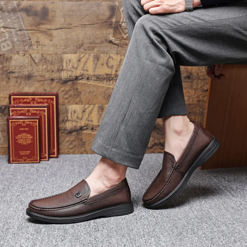 SOBB Dress Shoes Men Low Top Black, Brown-17