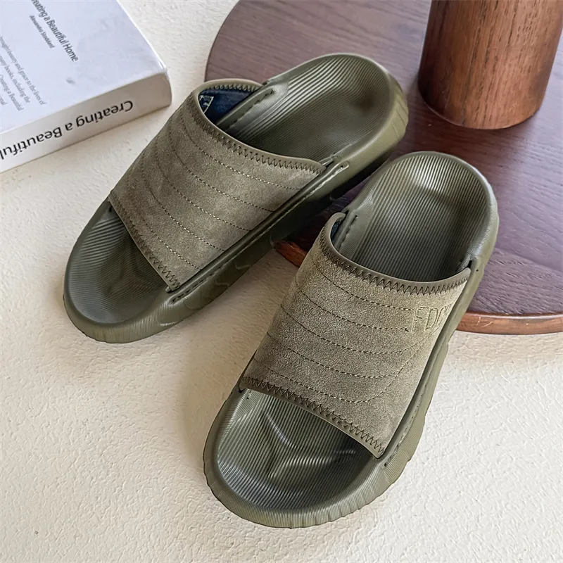 SOBB Slide Slippers Men's Black-10