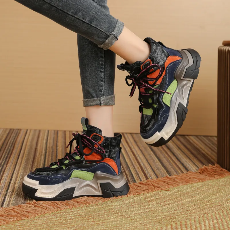 SOBB Cushioning Anti-Slip And Wear-Resistant High-Top Casual Shoes Women's-6