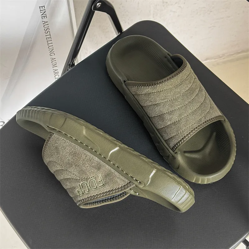 SOBB Slide Slippers Men's Black-11