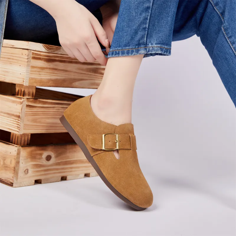 SOBB Casual Single Shoes Women's Camel-4