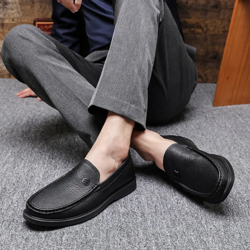 SOBB Dress Shoes Men Low Top Black, Brown-5