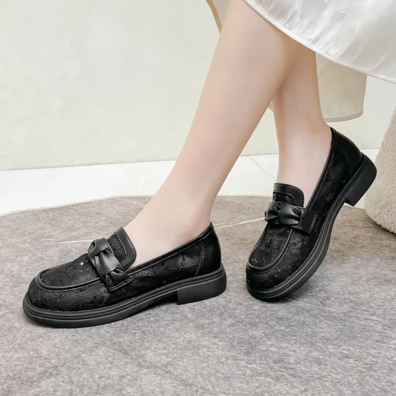 SOBB Loafers Women's Black/White-1