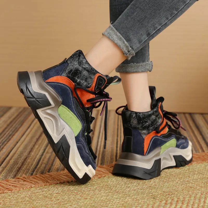 SOBB Cushioning Anti-Slip And Wear-Resistant High-Top Casual Shoes Women's-8