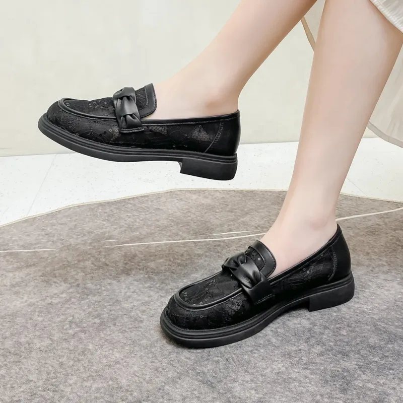 SOBB Loafers Women's Black/White-2