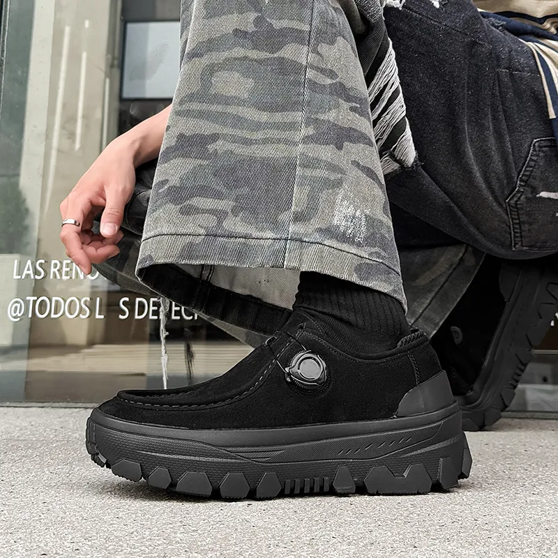 SOBB Shock Absorbers With Slip Resistant And Abrasion Resistant Properties Low Top Casual Shoes Men's-1