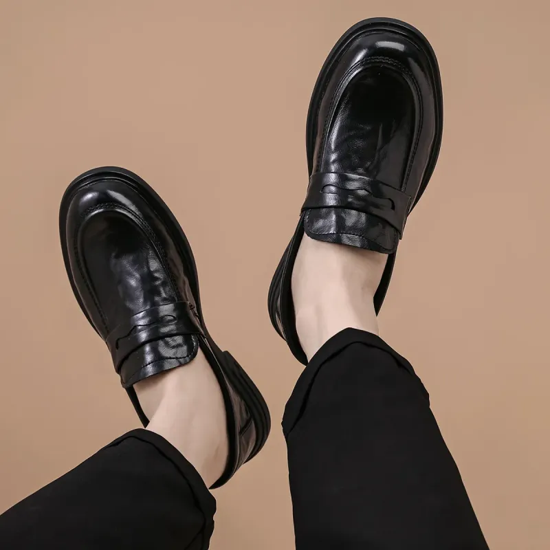 SOBB Loafers Men Black-4