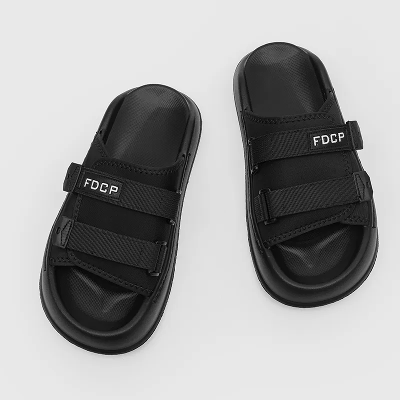 SOBB Rubber Foam Outsole Slip Resistant Abrasion Resistant Cushioning Slide Slippers Men's-3
