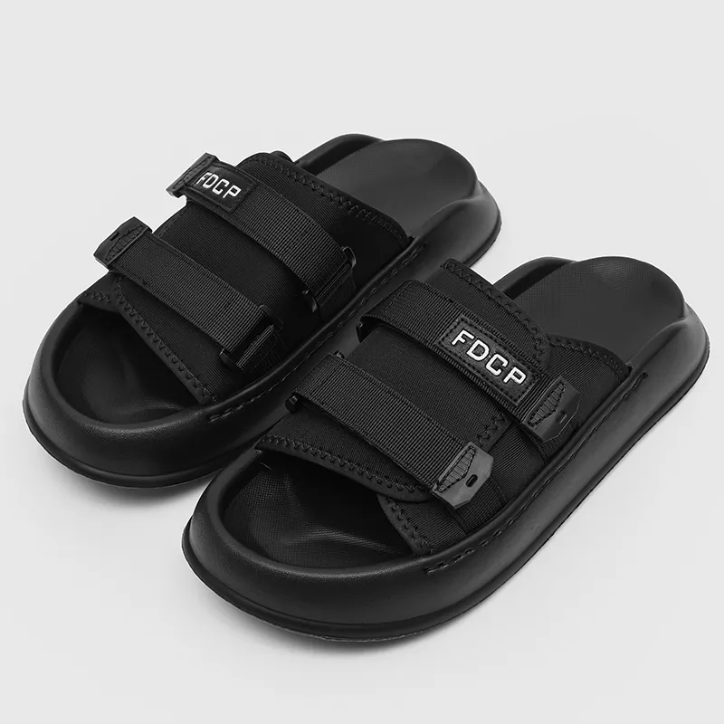SOBB Rubber Foam Outsole Slip Resistant Abrasion Resistant Cushioning Slide Slippers Men's-1