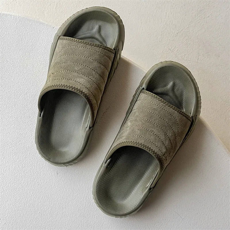 SOBB Slide Slippers Men's Black-9