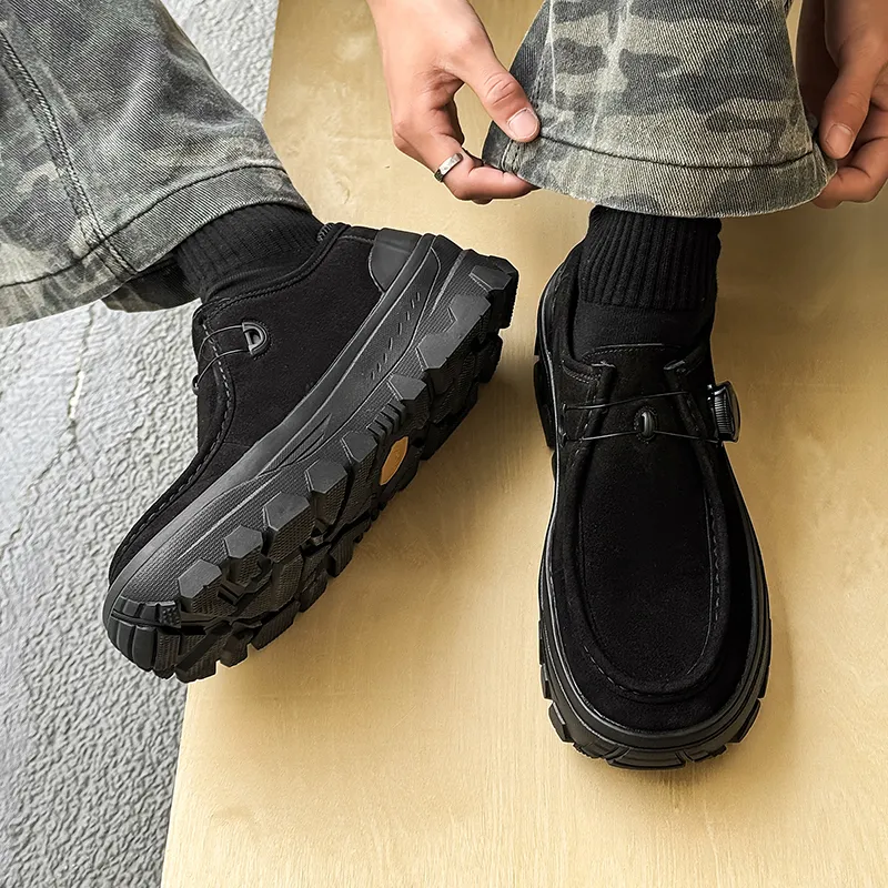 SOBB Shock Absorbers With Slip Resistant And Abrasion Resistant Properties Low Top Casual Shoes Men's-4