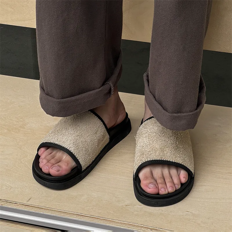 SOBB Slip Resistant Abrasion Resistant Cushioning Slide Slippers Men's-4