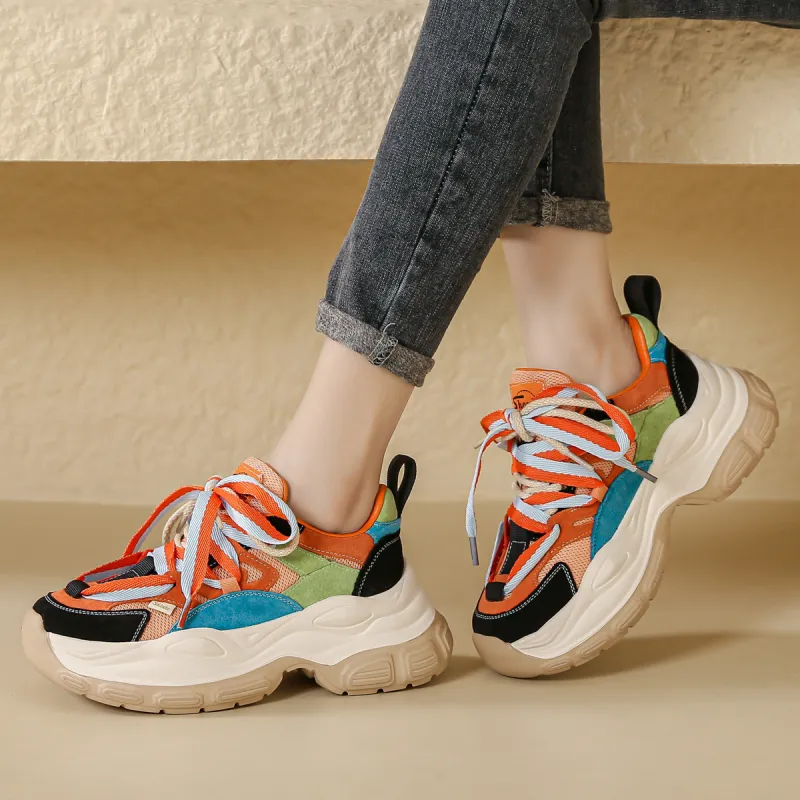 SOBB Low Top Chunky Sneakers Women's-5