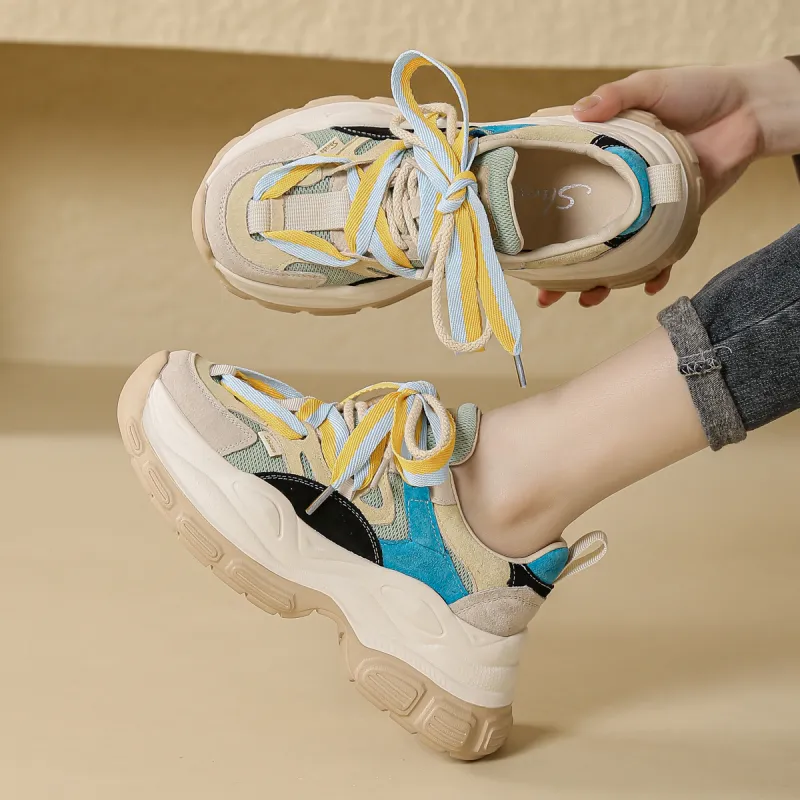 SOBB Low Top Chunky Sneakers Women's-7