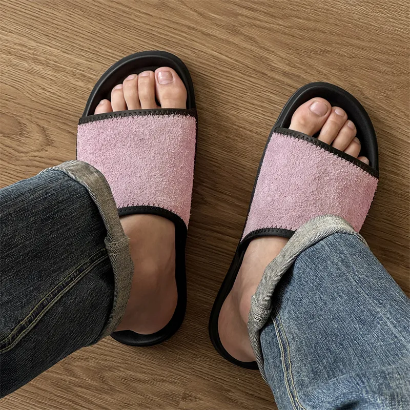 SOBB Slip Resistant Abrasion Resistant Cushioning Slide Slippers Men's-21