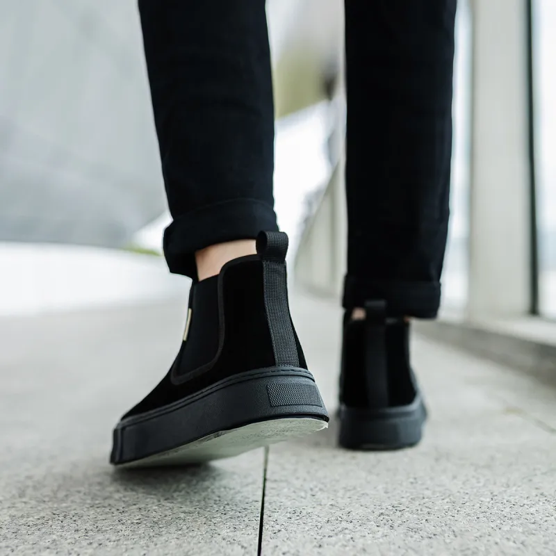 SOBB Short Chelsea Boots Men's Black-11