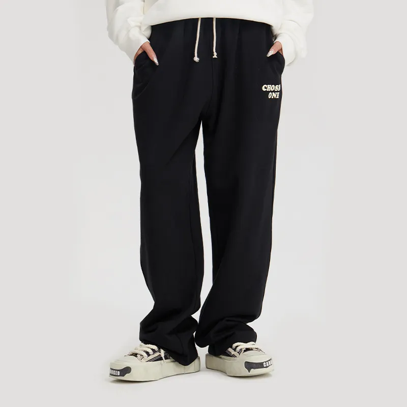 CHOSEN1 CH Knitted Sweatpants Unisex Apricot-4