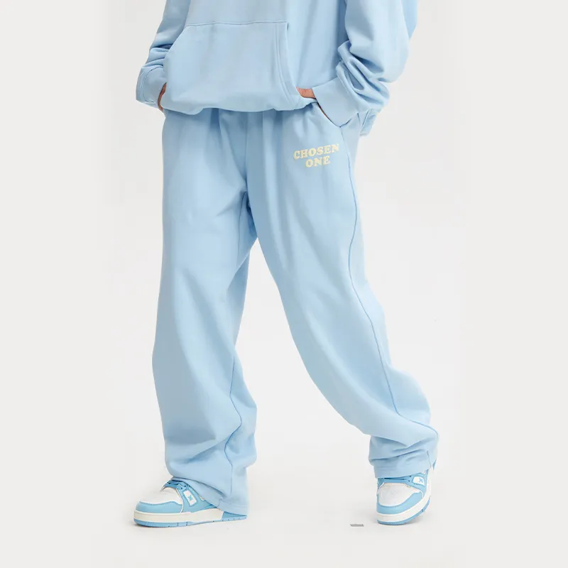 CHOSEN1 CH Knitted Sweatpants Unisex Apricot-3