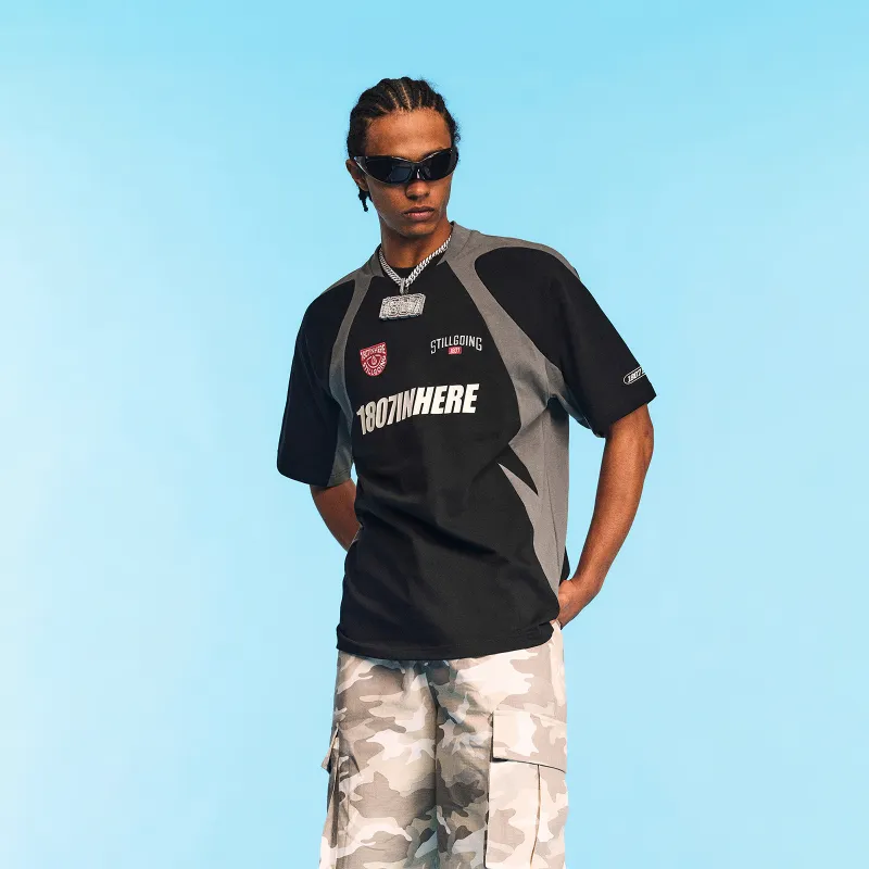 1807 T-Shirts Unisex Black Gray Color-2
