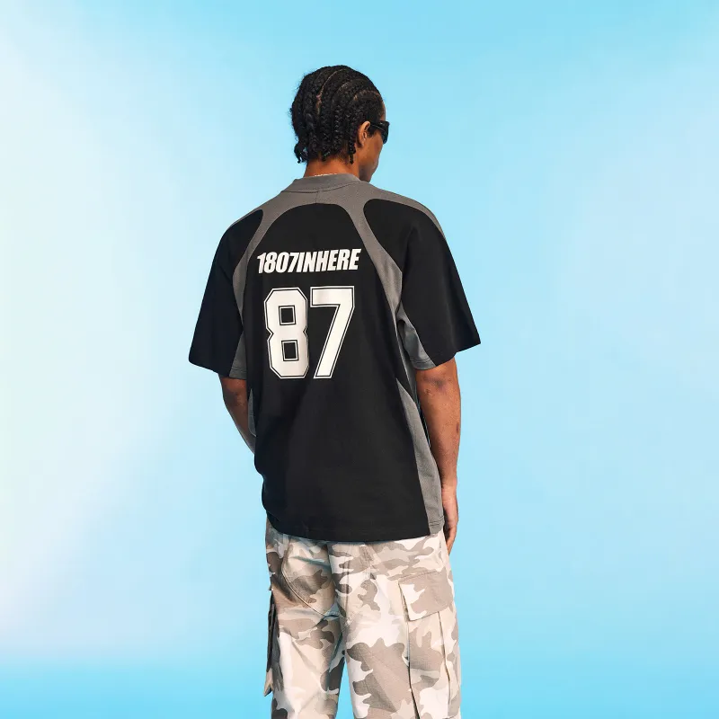 1807 T-Shirts Unisex Black Gray Color-4