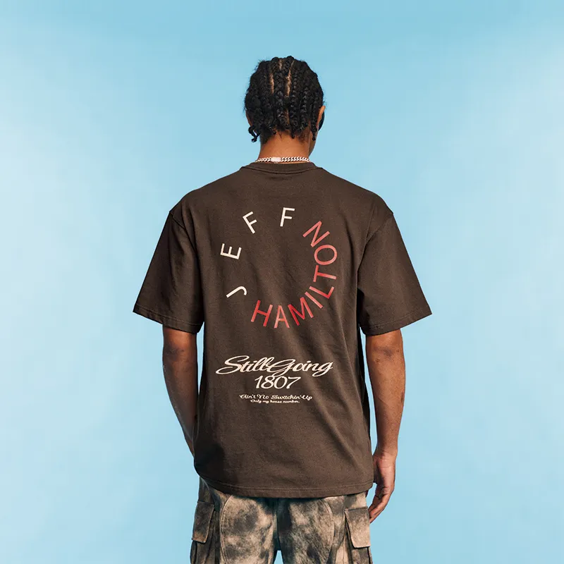 Jeff Hamilton X 1807 Jeff Hamilton Collaboration T Shirts Unisex Coffee-5