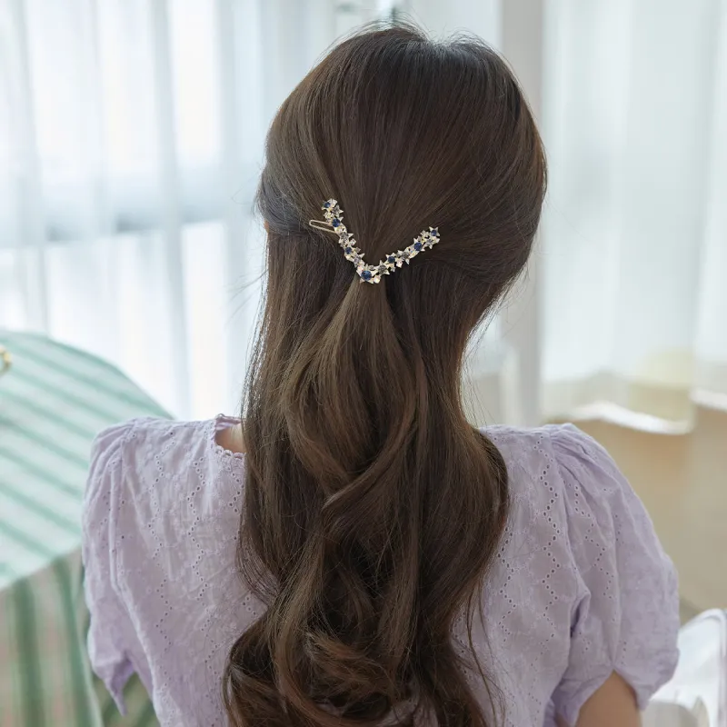 CHIMERA Alloy Half Bun Hair Clip Accessory Women's-5