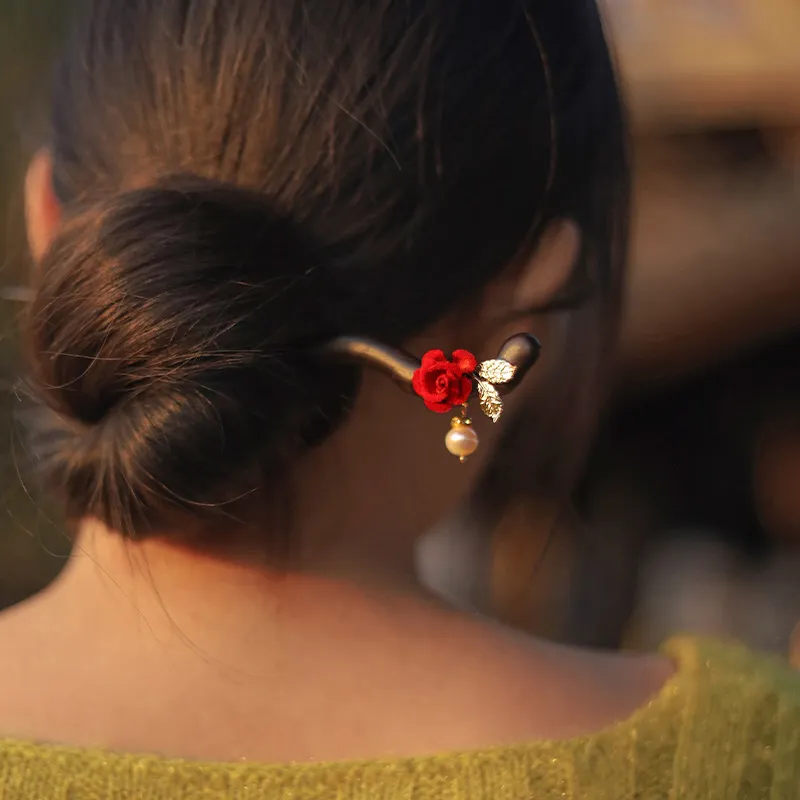 CHIMERA Peachwood Hairpin Headpiece Women's-3