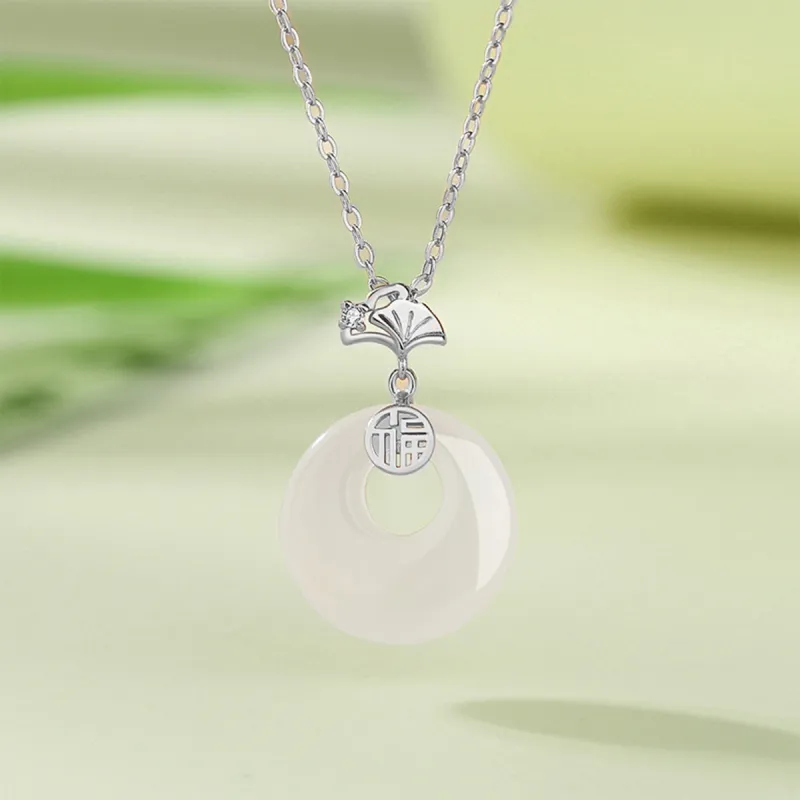 CHIMERA Chalcedony Necklaces Women's-3