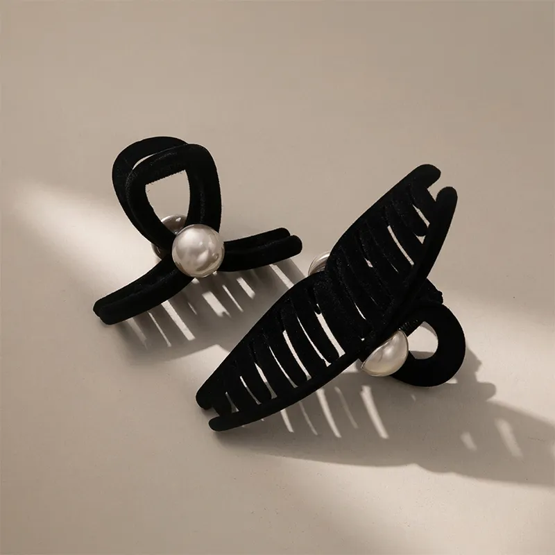 CHIMERA Flock Hair Clip Claw Clip Headpiece Women's-4