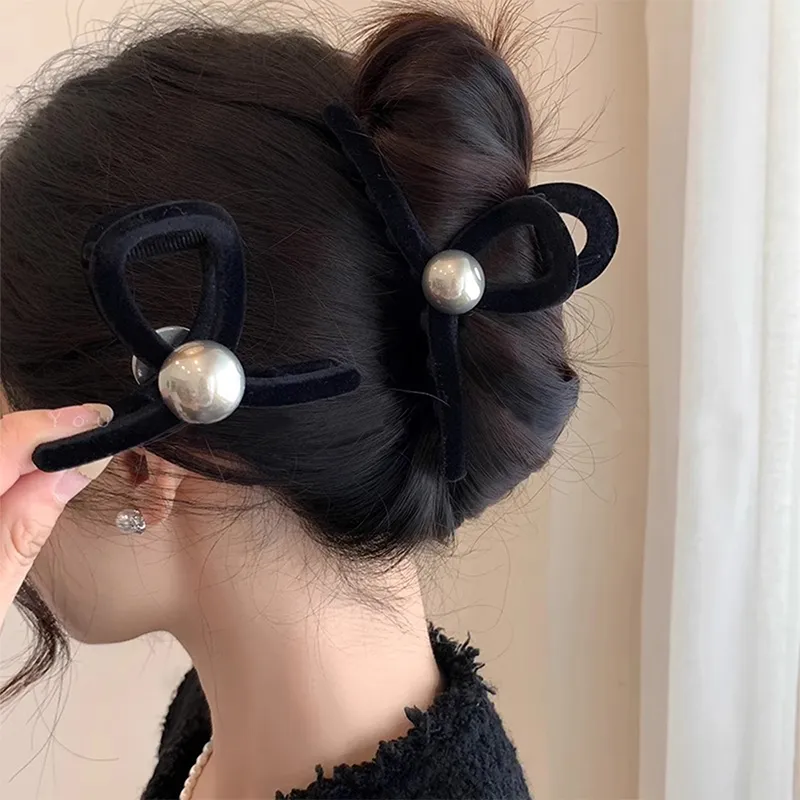 CHIMERA Flock Hair Clip Claw Clip Headpiece Women's-2