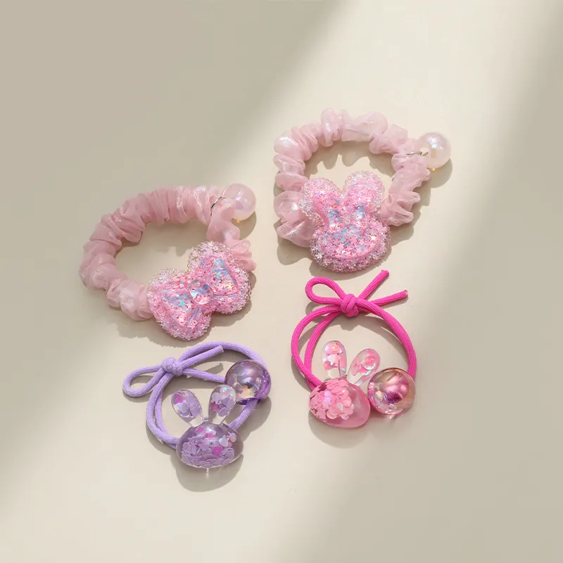 CHIMERA Fabric Rubber Band Hair Tie Women's-5