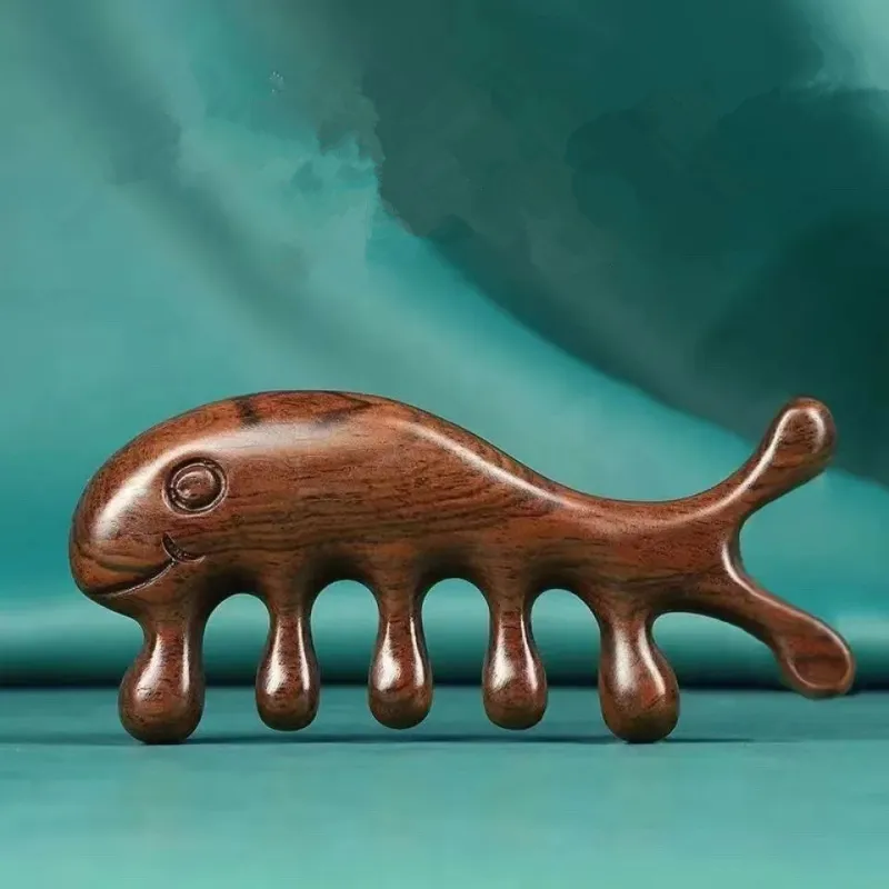 CHIMERA Wooden Household Hair Comb Unisex-3