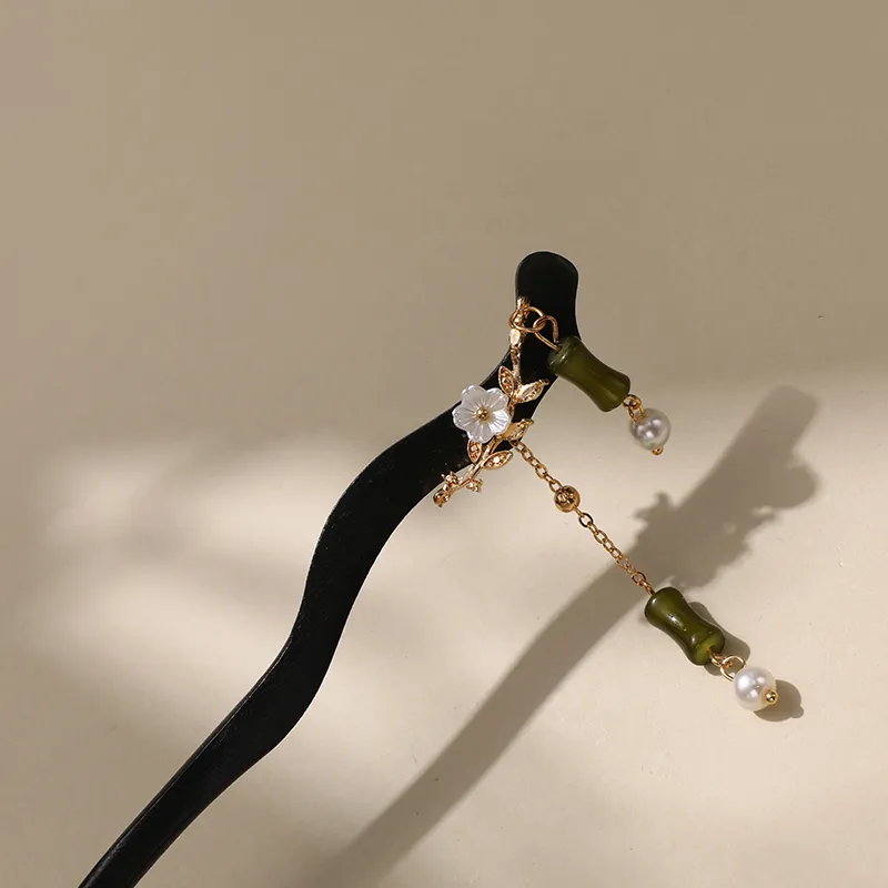 CHIMERA Wooden Hairpin Hair Accessories Headwear Women's-4