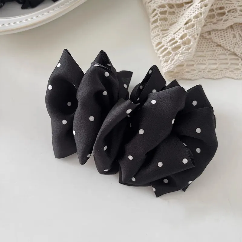 CHIMERA Fabric Resin Hair Clips Women's-4