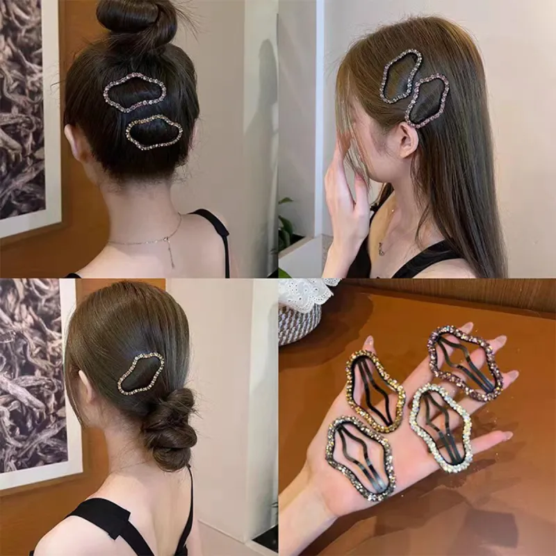 CHIMERA Alloy Hair Clip Hair Accessory Headpiece Women's-4