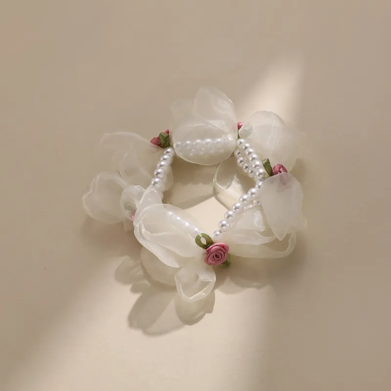 CHIMERA Fabric Rubber Band Hair Tie Women's-4