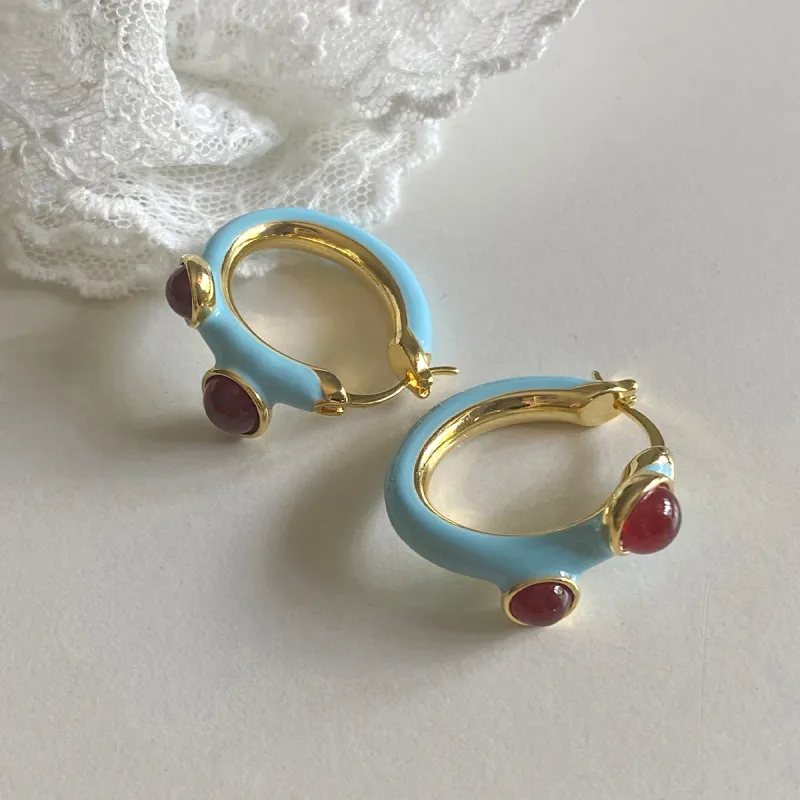 CHIMERA Copper Plating Earrings Women's-2