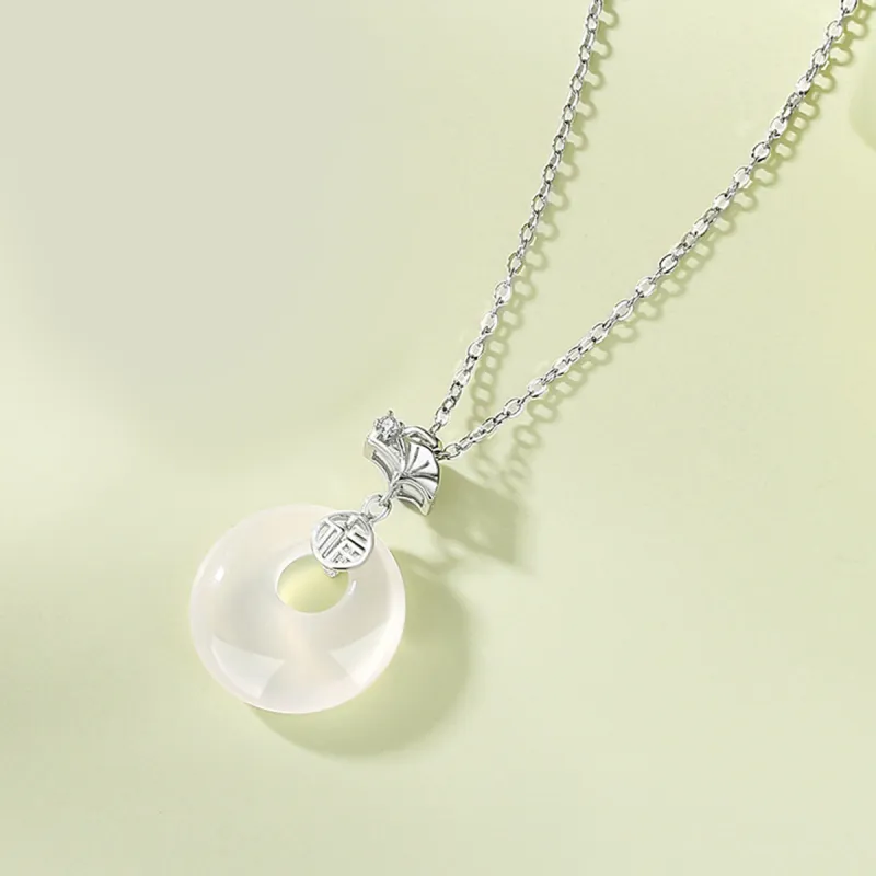 CHIMERA Chalcedony Necklaces Women's-2