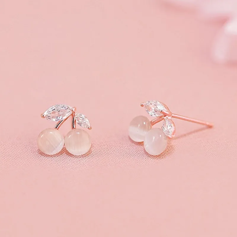 CHIMERA Glass Cat Eye Earrings Women's-5