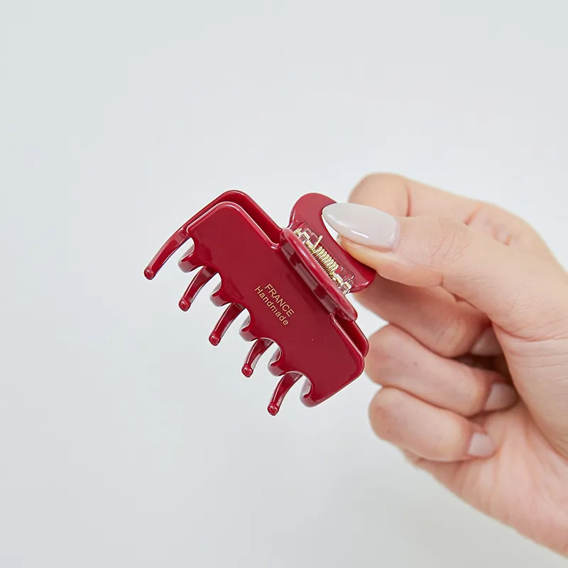 CHIMERA Acetate Plate Hair Clip Claw Clip Headpiece Women's-3