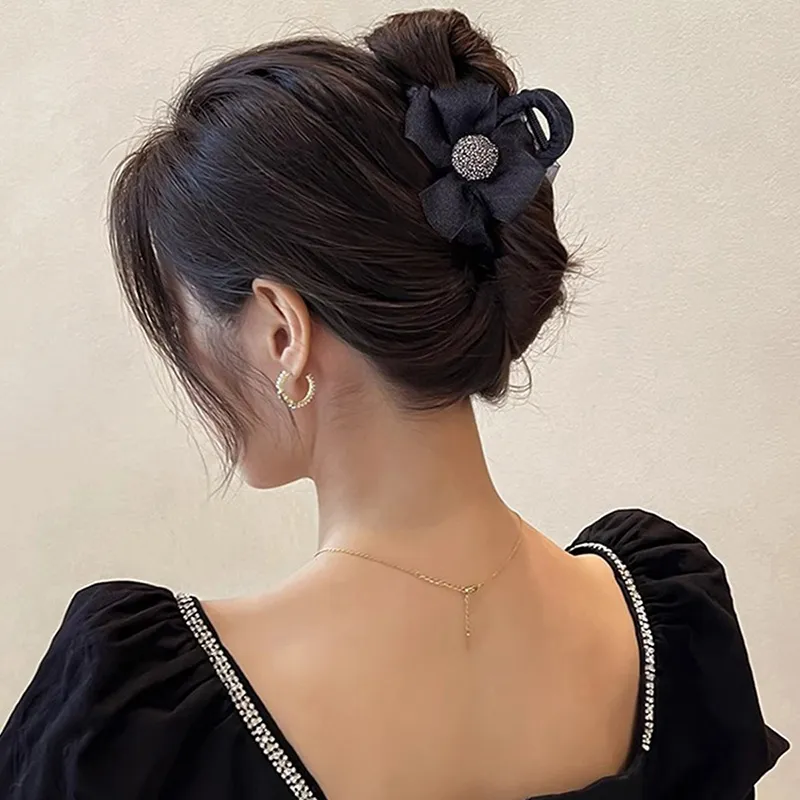 CHIMERA Fabric, Acrylic Hair Clip Claw Clip Headpiece Women's-2