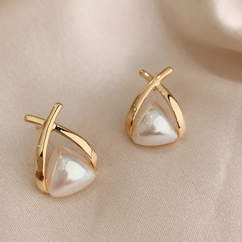 CHIMERA Alloy Electroplated Hoop Earrings Jewelry Accessories Women's-3