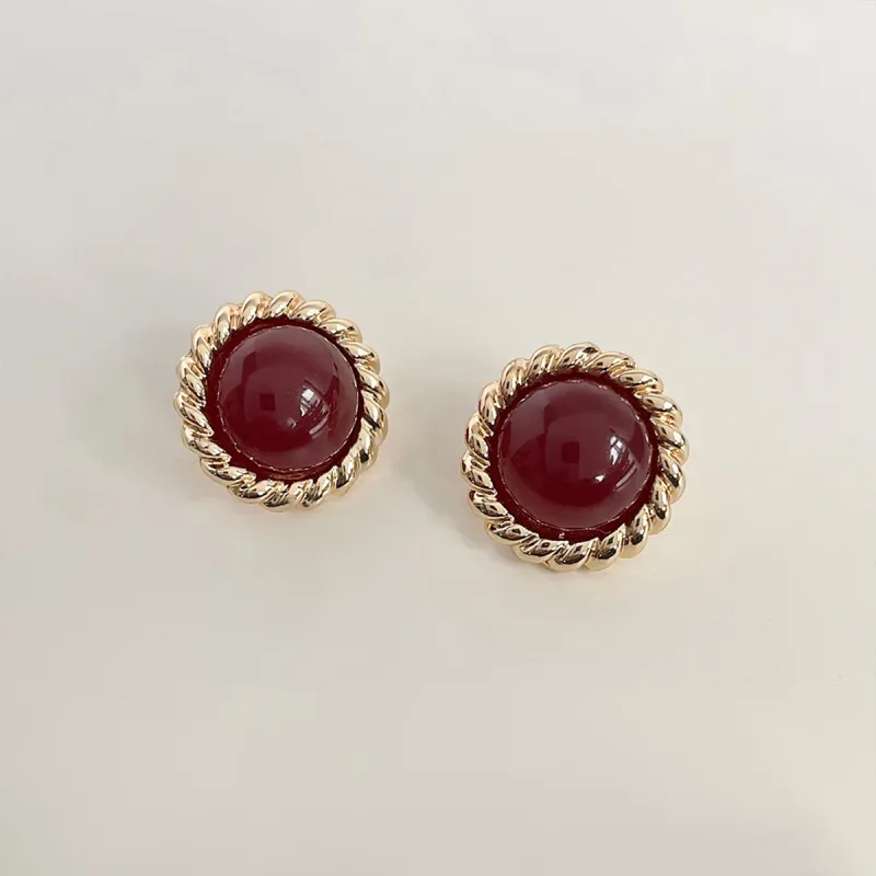CHIMERA Alloy Stud Earrings Women's-4