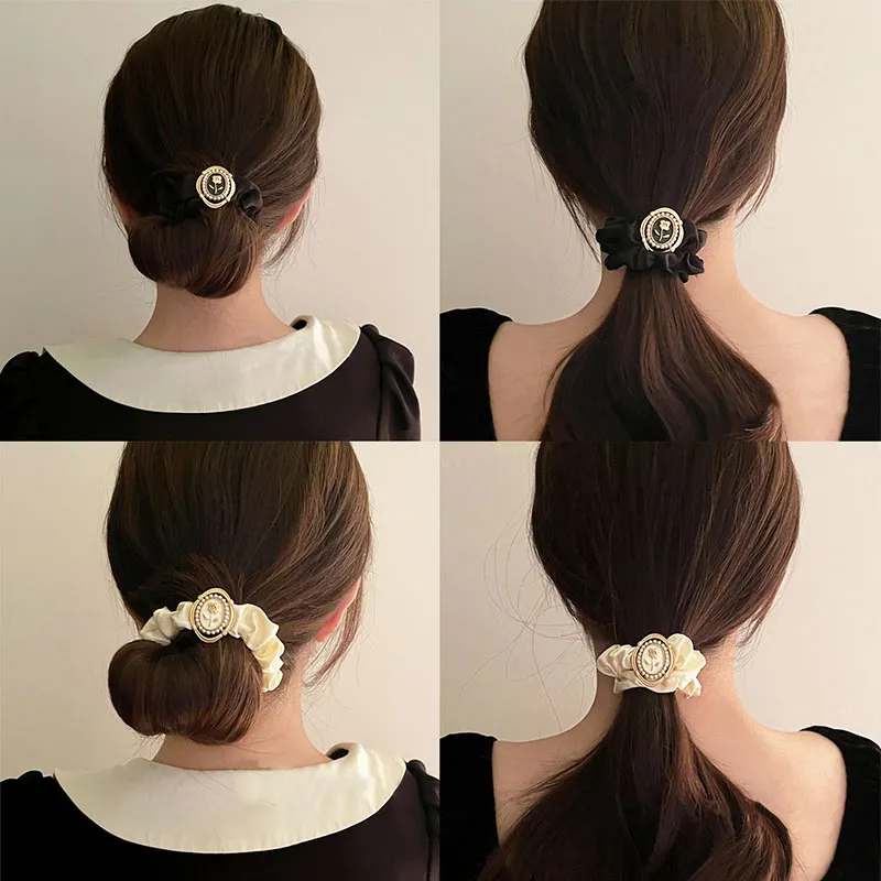 CHIMERA Fabric Rubber Band Hair Tie Women's-5