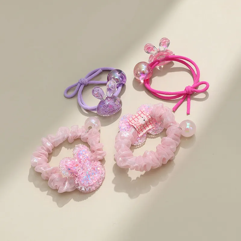 CHIMERA Fabric Rubber Band Hair Tie Women's-4